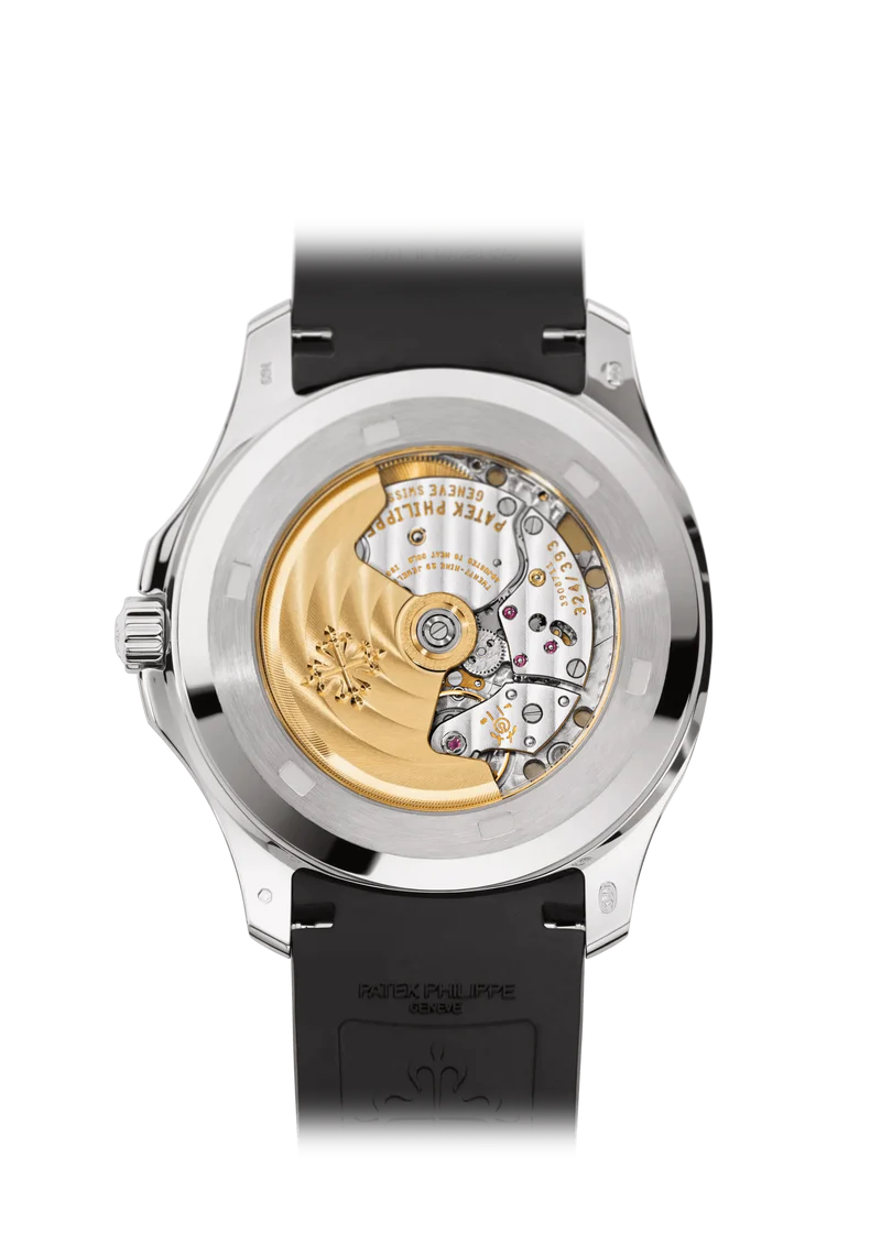Aquanaut Date Black Strap Stainless Steel