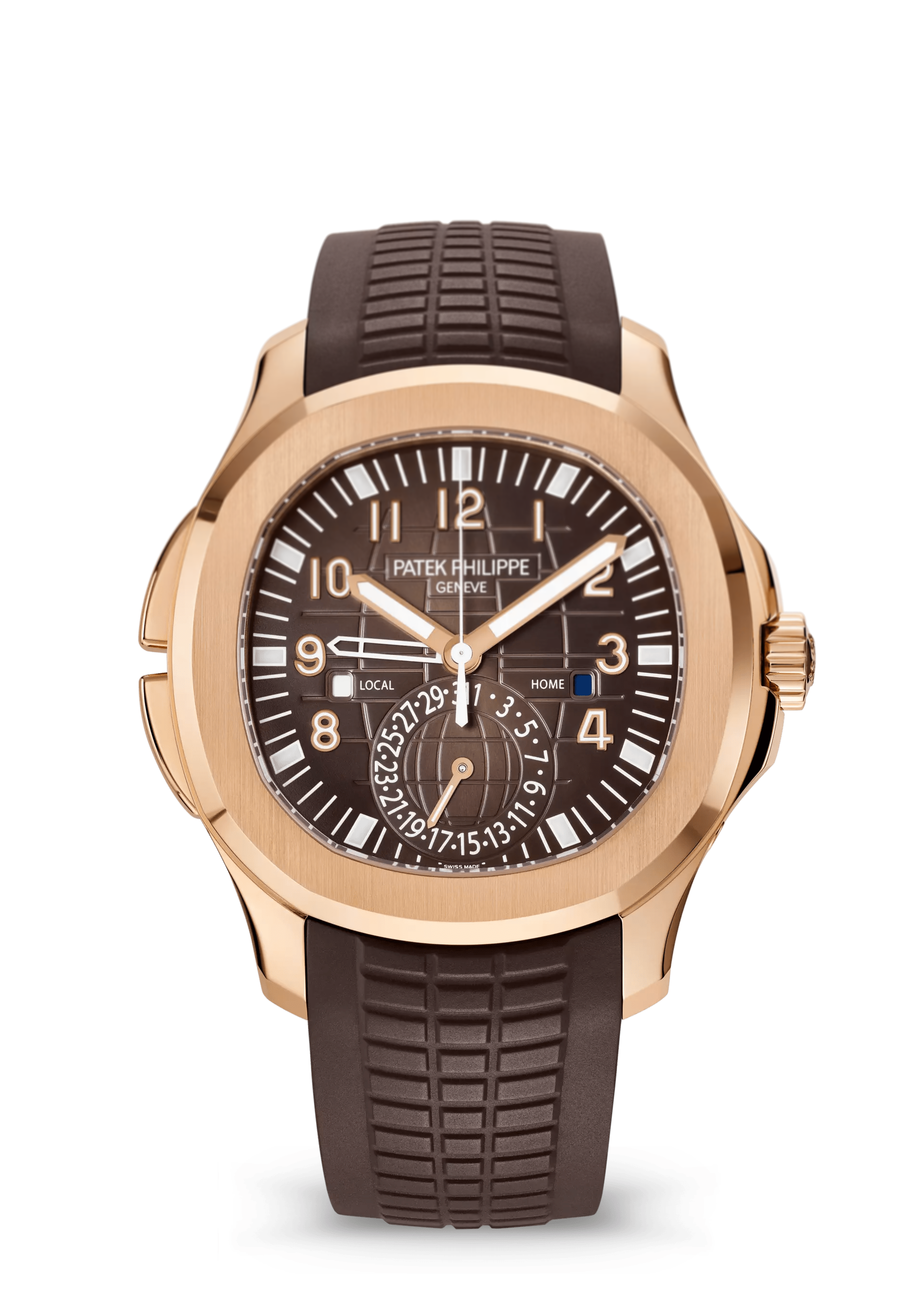 Aquanaut Travel Time Rose Gold
