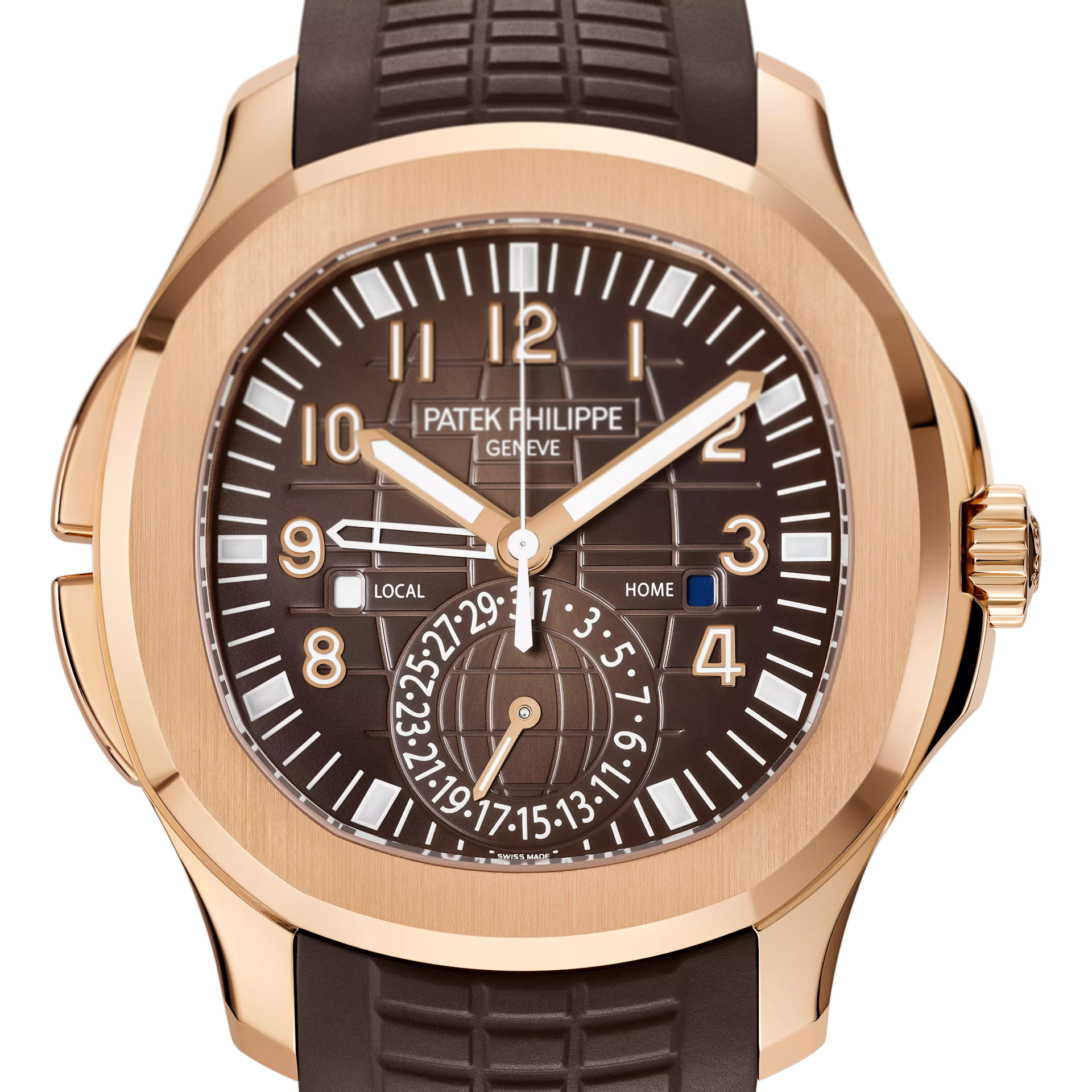 Aquanaut Travel Time Rose Gold
