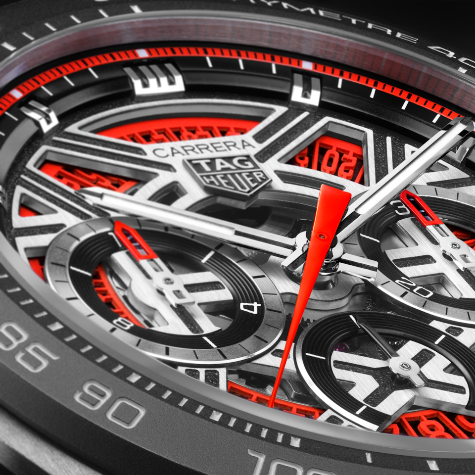T. H. Carrera Extreme Sport 44mm Red